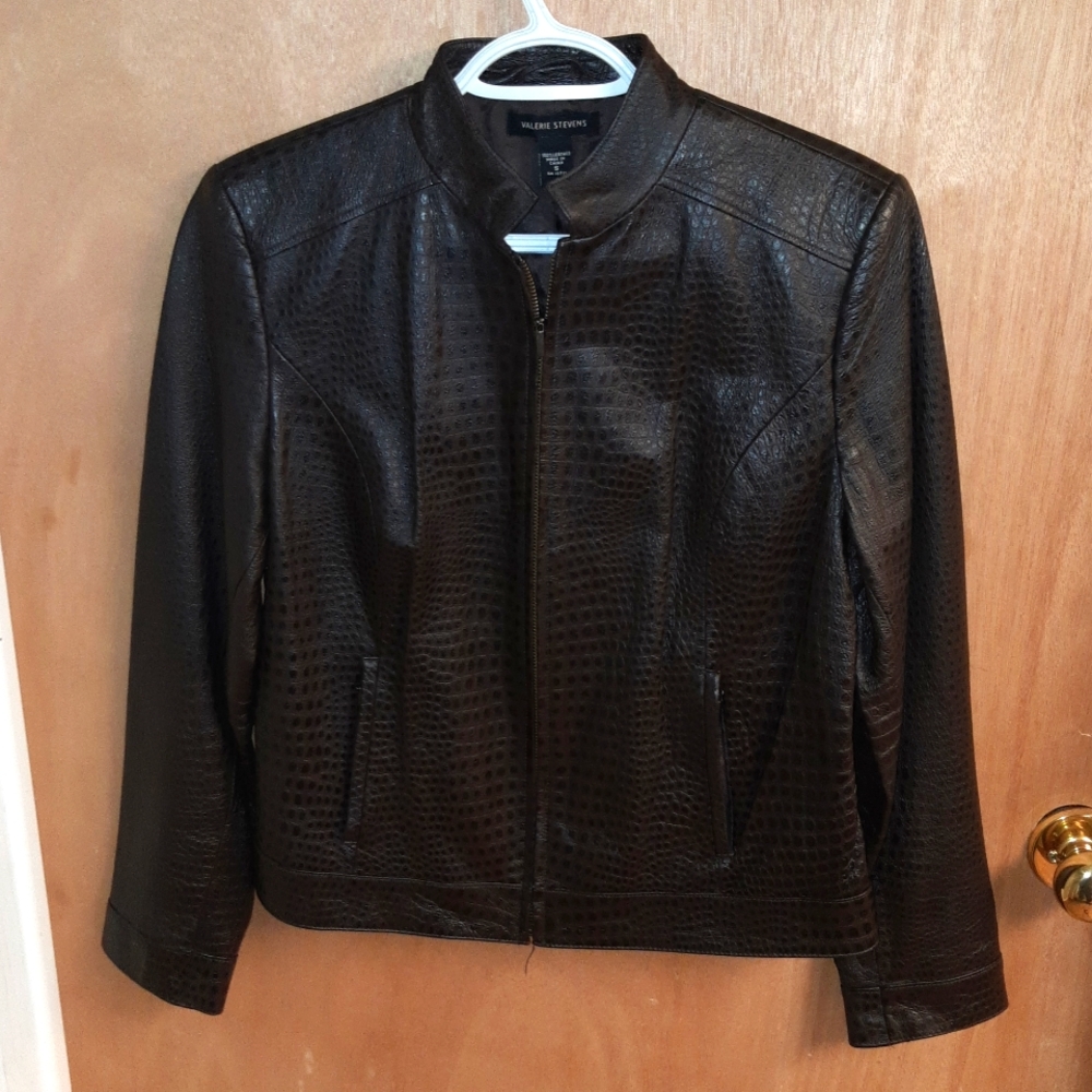 Valerie Stevens Leather coat